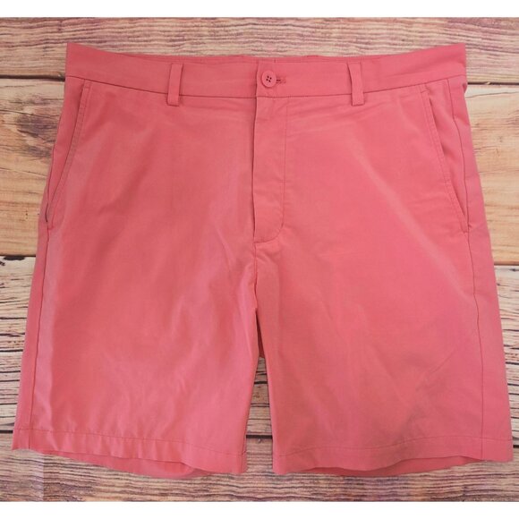 Vineyard Vines Mens Breaker Performance Shorts 35 Coral - Picture 1 of 7